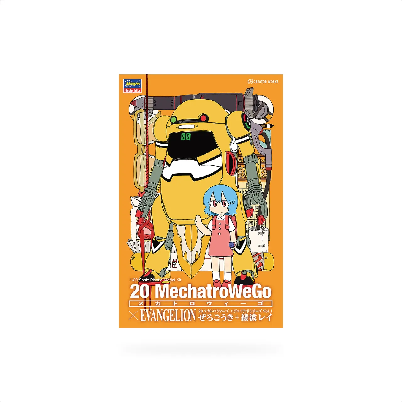 20 MechatroWeGo EVA collab series Vol.1“Zerogouki”  Rei Ayanami (Limited Edition)