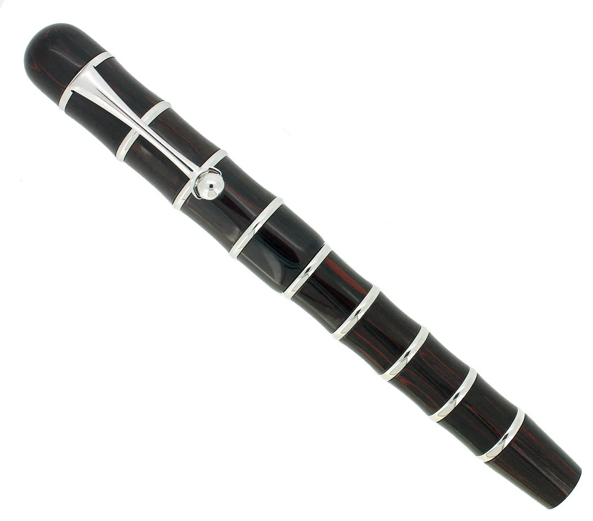 2007 BEXLEY OWNERS CLUB LIMITED EDITION DARK MAHOGANY EBONITE FOUNTAIN PEN NEVER INKED MINT