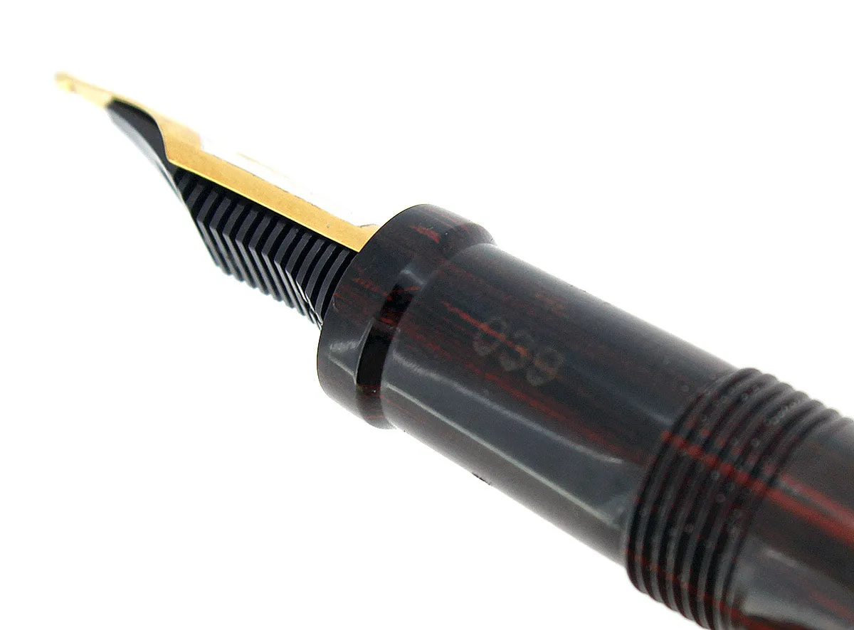 2007 BEXLEY OWNERS CLUB LIMITED EDITION DARK MAHOGANY EBONITE FOUNTAIN PEN NEVER INKED MINT