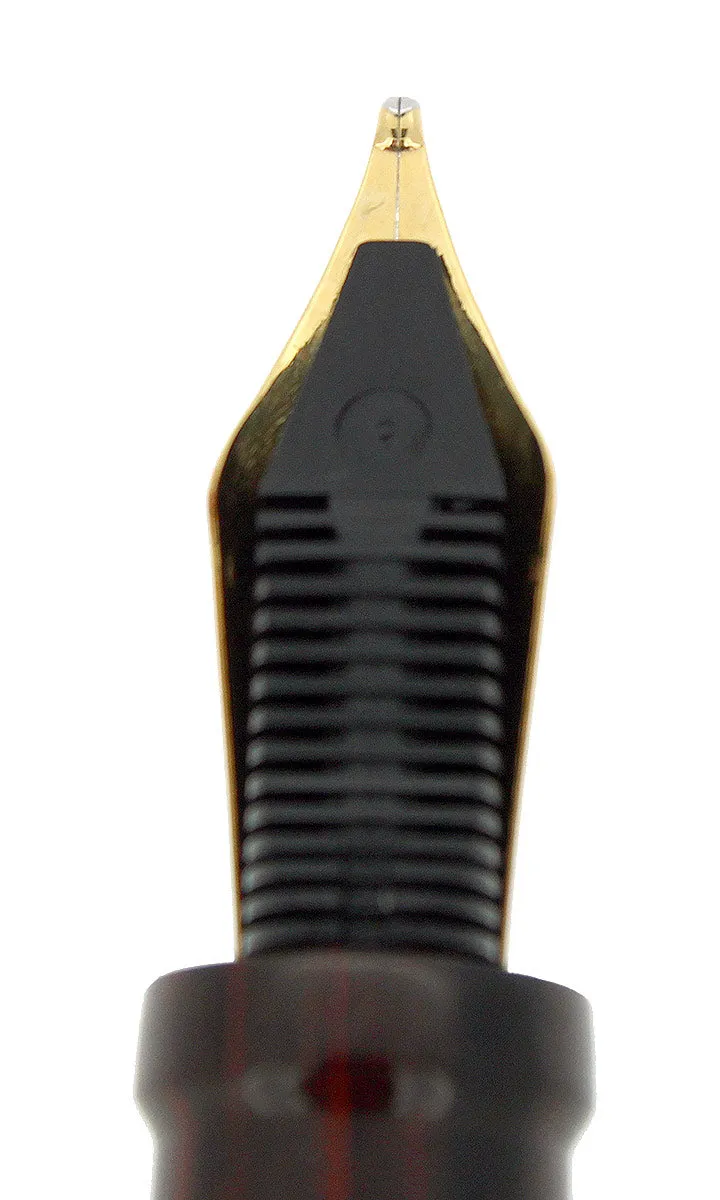2007 BEXLEY OWNERS CLUB LIMITED EDITION DARK MAHOGANY EBONITE FOUNTAIN PEN NEVER INKED MINT