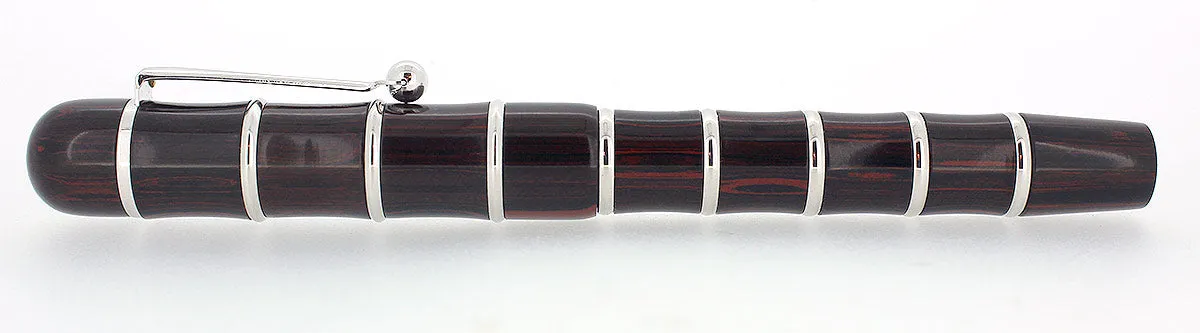 2007 BEXLEY OWNERS CLUB LIMITED EDITION DARK MAHOGANY EBONITE FOUNTAIN PEN NEVER INKED MINT
