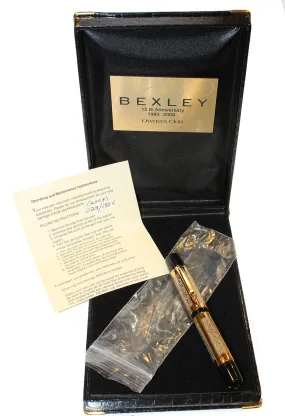 2008 BEXLEY OWNERS CLUB LIMITED EDITION 29/150 VERMEIL OVER STERLING FOUNTAIN PEN NOS NEVER INKED