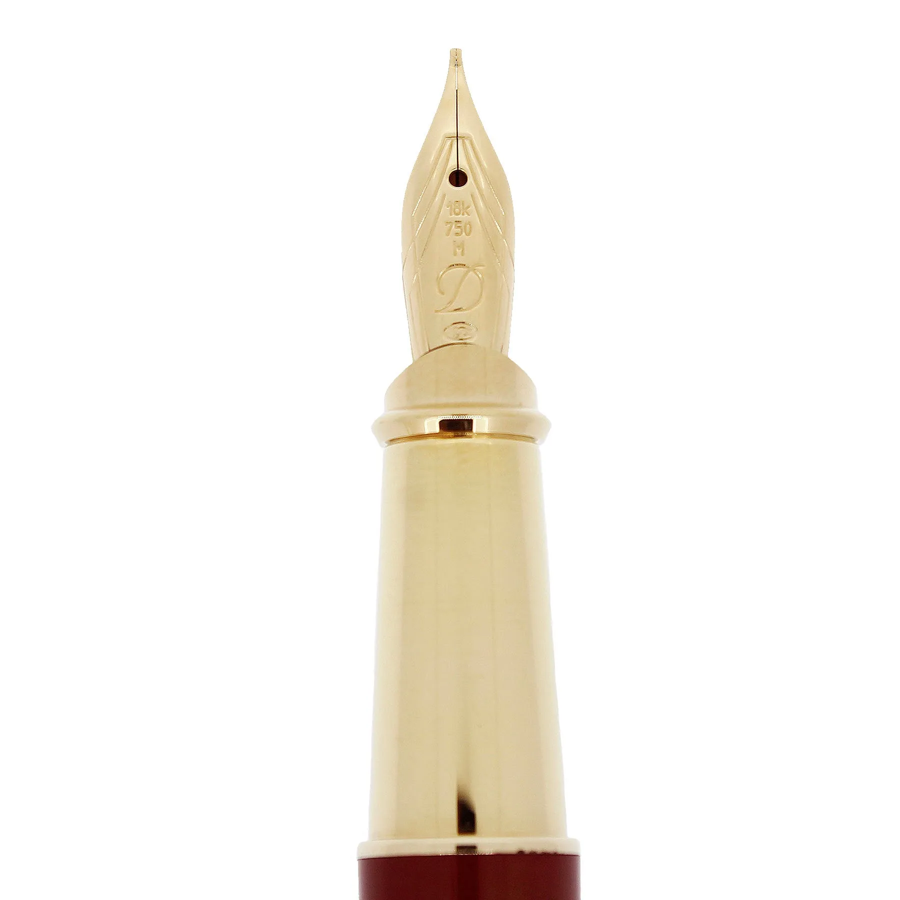2015 ST DUPONT NEO CLASSIQUE RED CHINESE LACQUER YEAR OF THE GOAT FOUNTAIN PEN NEVER INKED