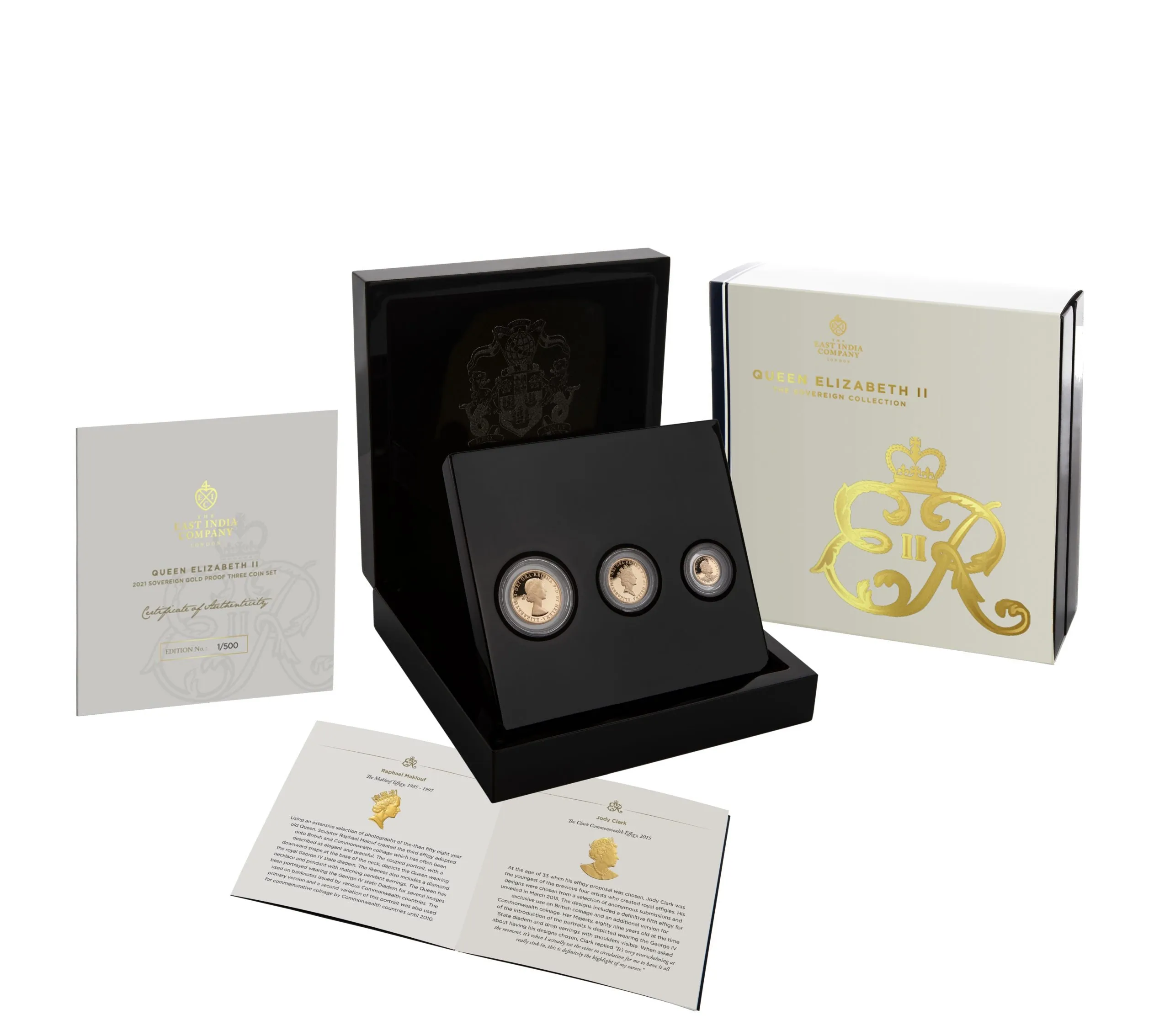 2021 Sovereign Gold Proof Three Coin Set