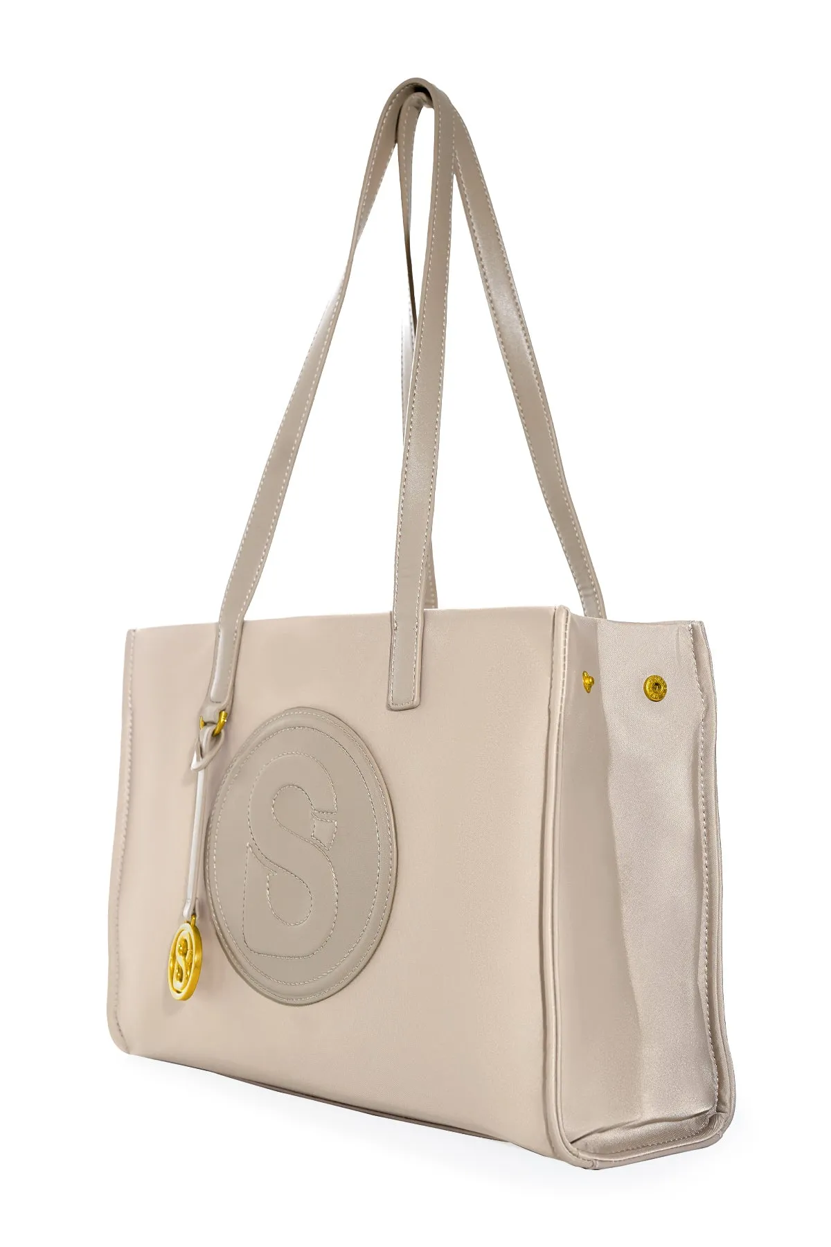 Aaliya Small Tote Bag - Taupe