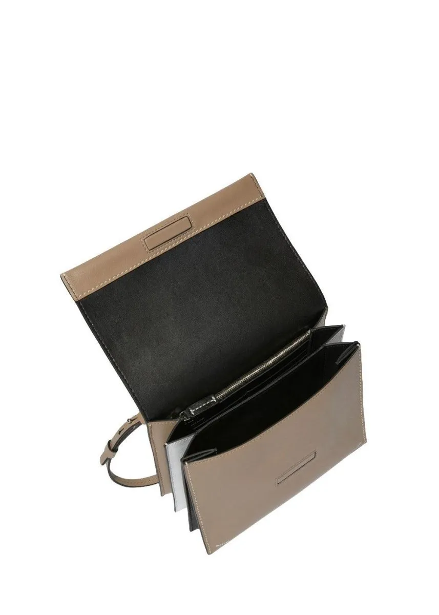 Accordion Flap Bag - Clay