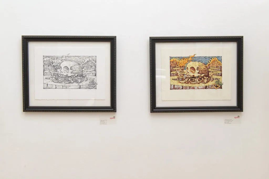 A.J. Masthay - "Neither Here Nor There" (Graphite) Print