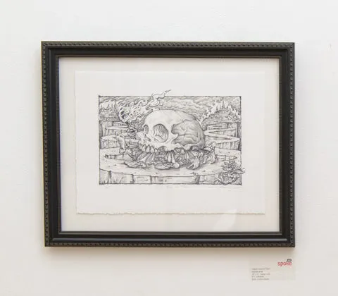 A.J. Masthay - "Neither Here Nor There" (Graphite) Print