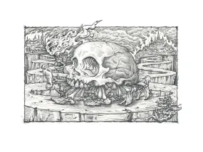 A.J. Masthay - "Neither Here Nor There" (Graphite) Print