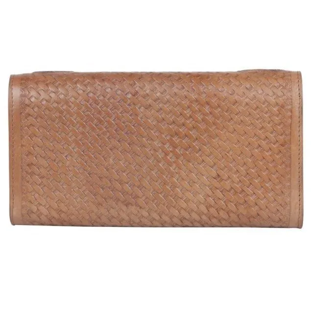 Amity Embossed Leather Wallet*