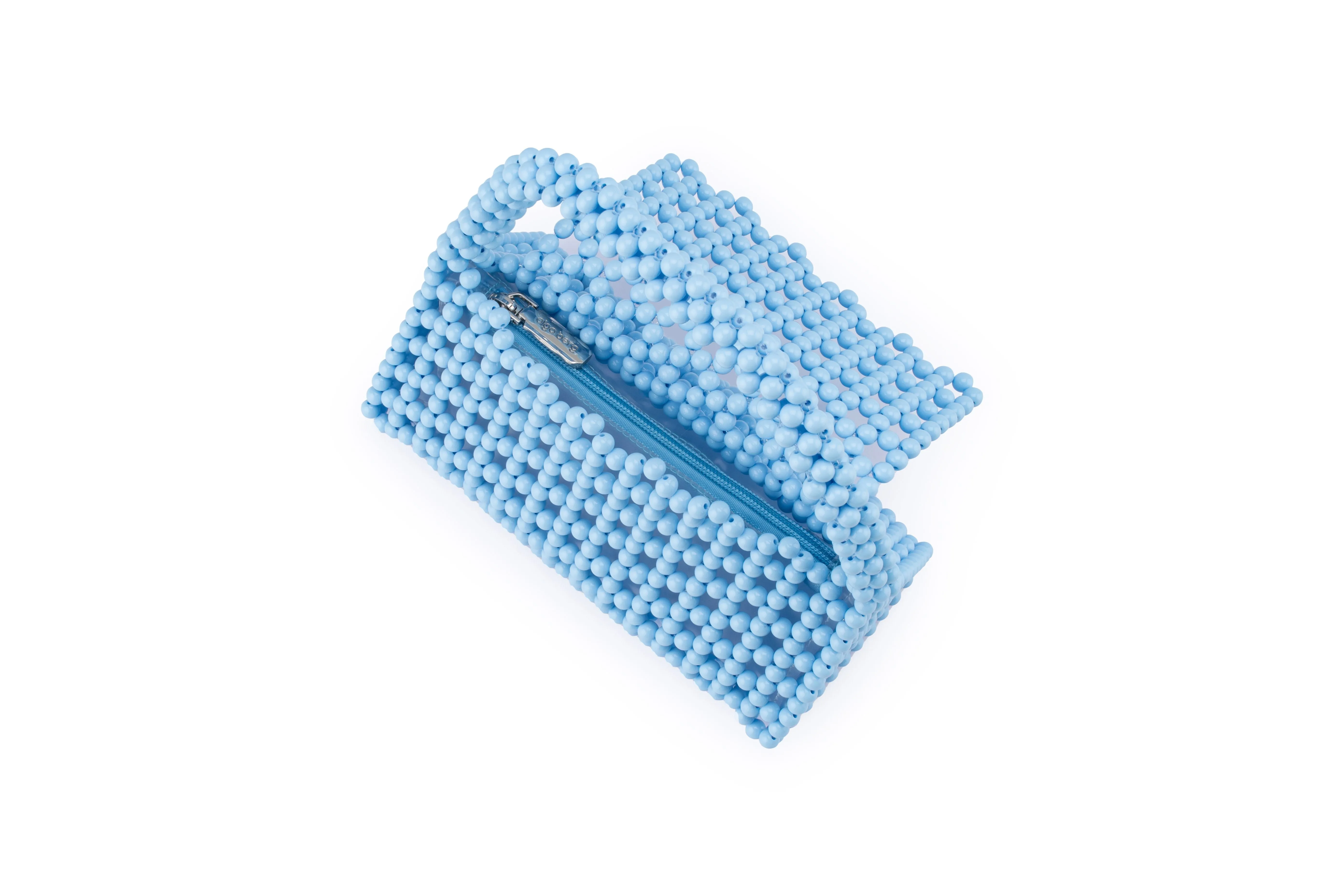 Amrita Bead Top Handle Bag (Blue)