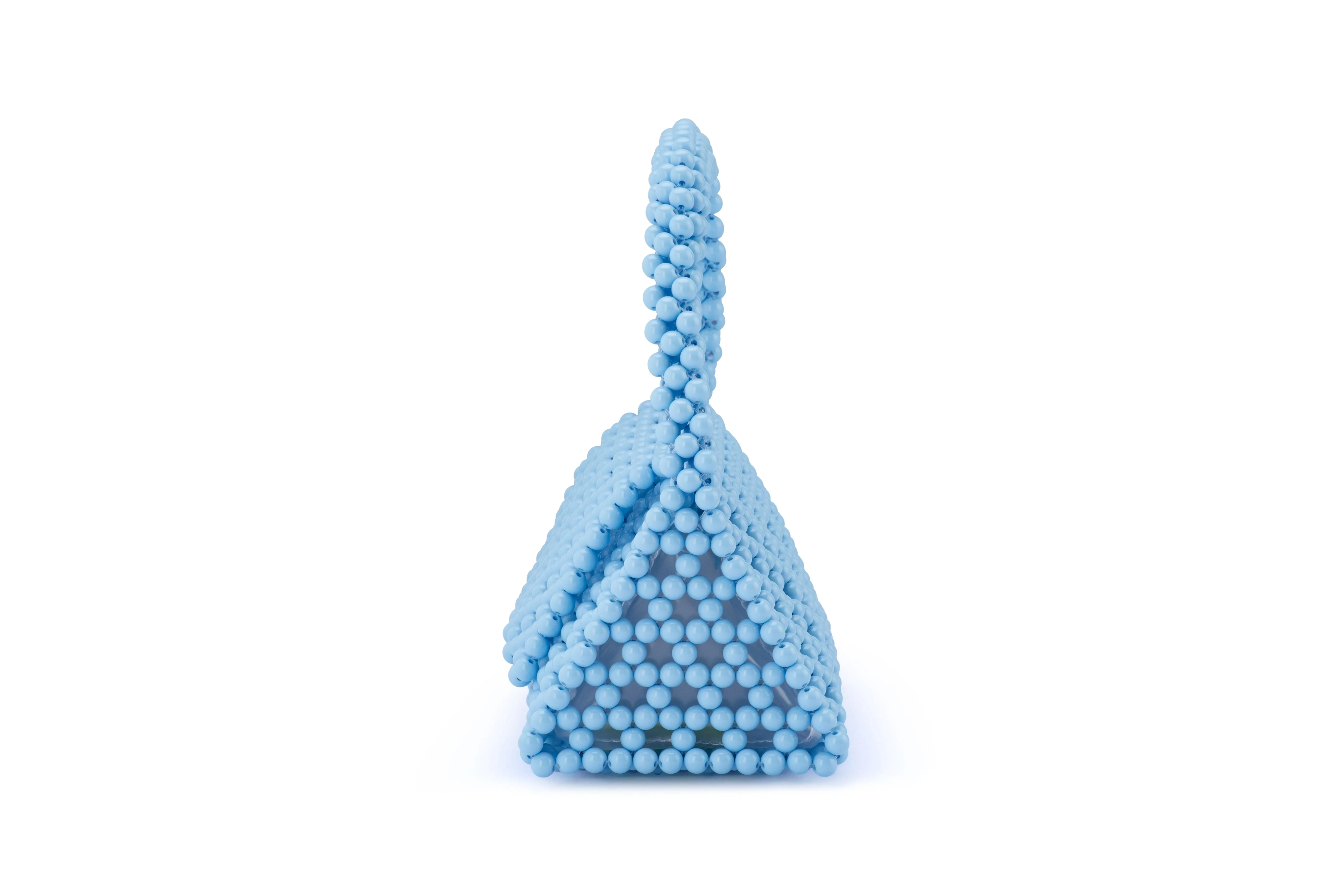 Amrita Bead Top Handle Bag (Blue)