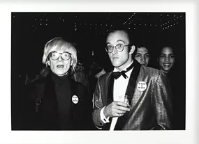 Andy and Keith Archival Print by Ricky Powell
