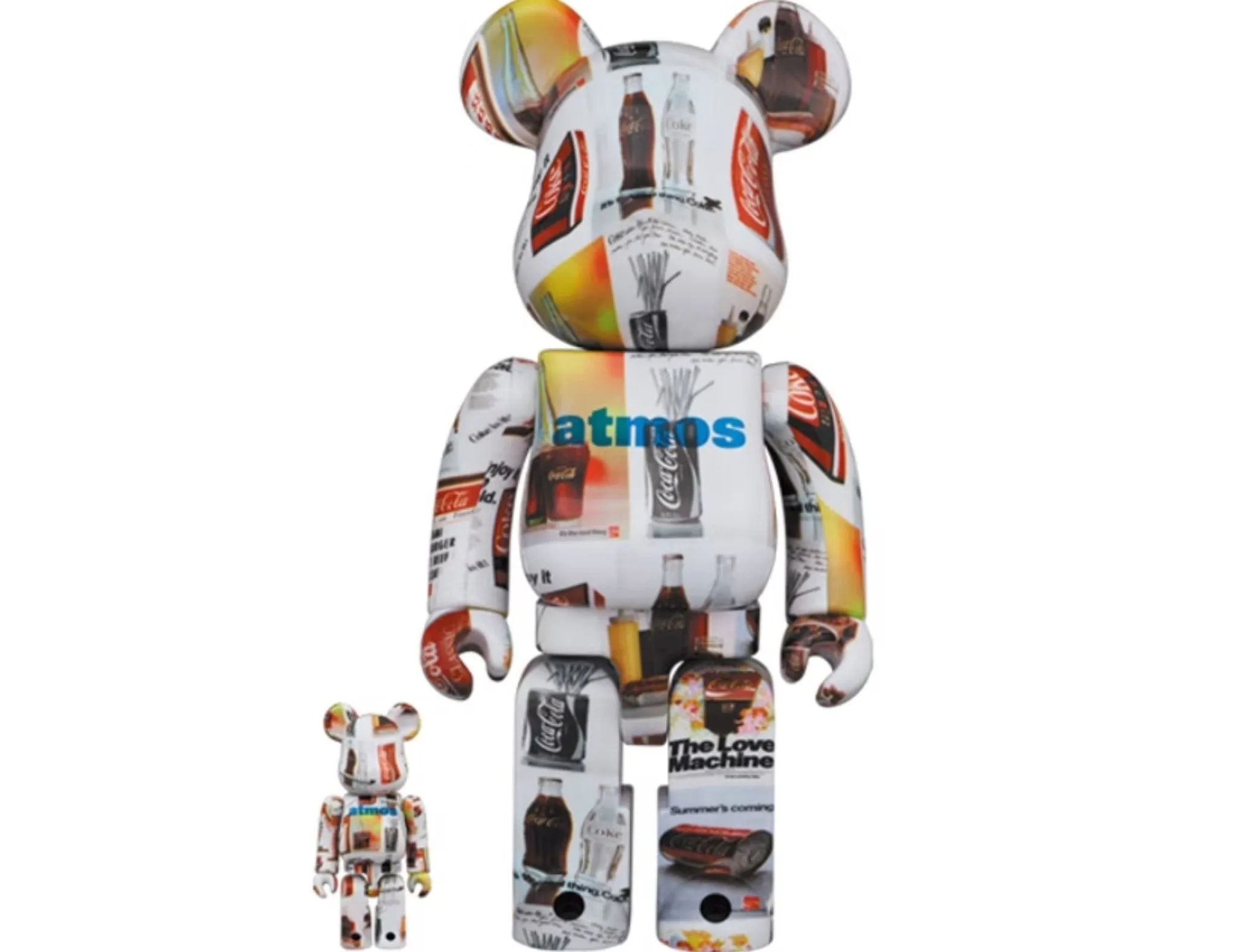 Atmos x Coca-Cola Type-5 100% & 400%  Be@rbrick