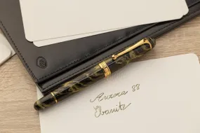 Aurora 88 Fountain Pen in Ebanite Gialla -18K Gold - Limited Edition