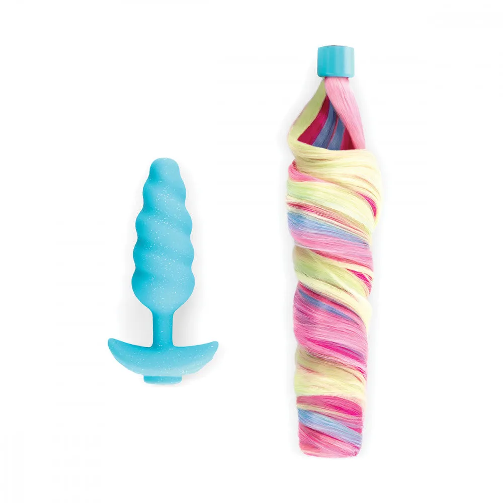 b-Vibe Unicorn Vibrating Butt Plug Set