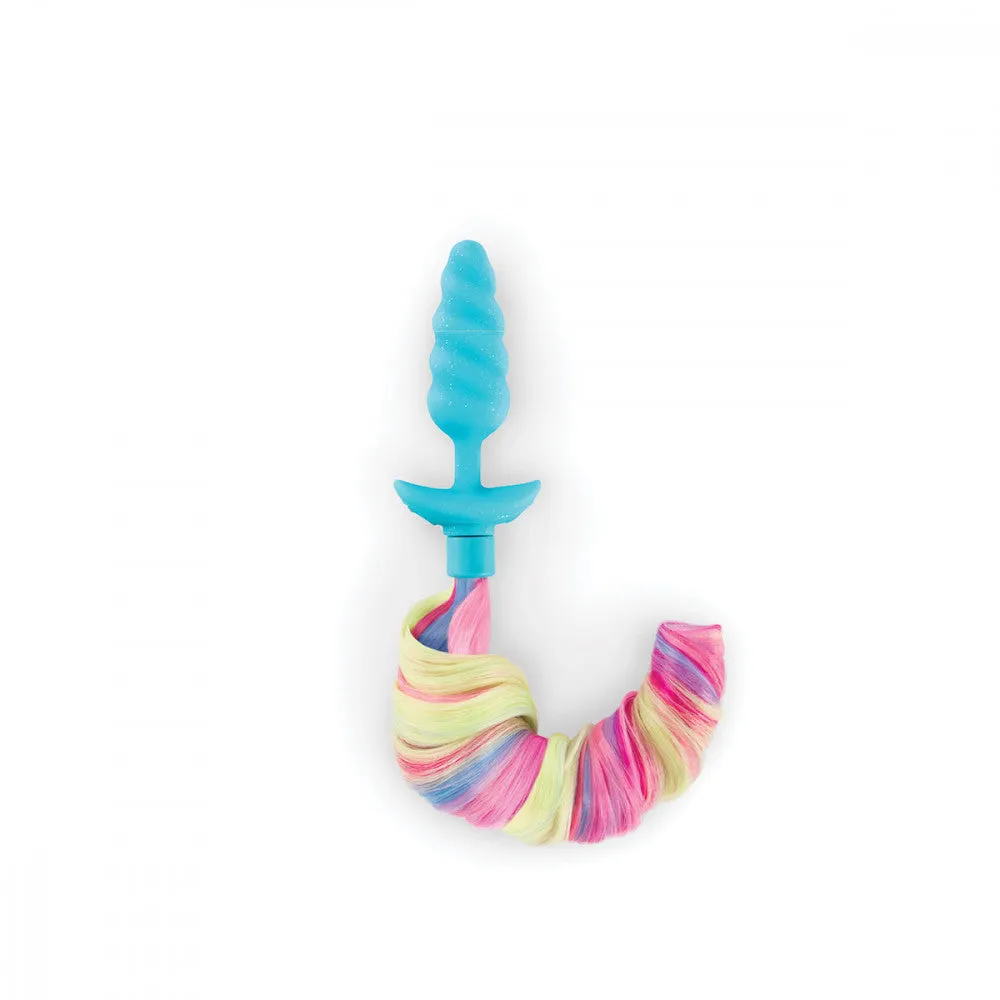b-Vibe Unicorn Vibrating Butt Plug Set