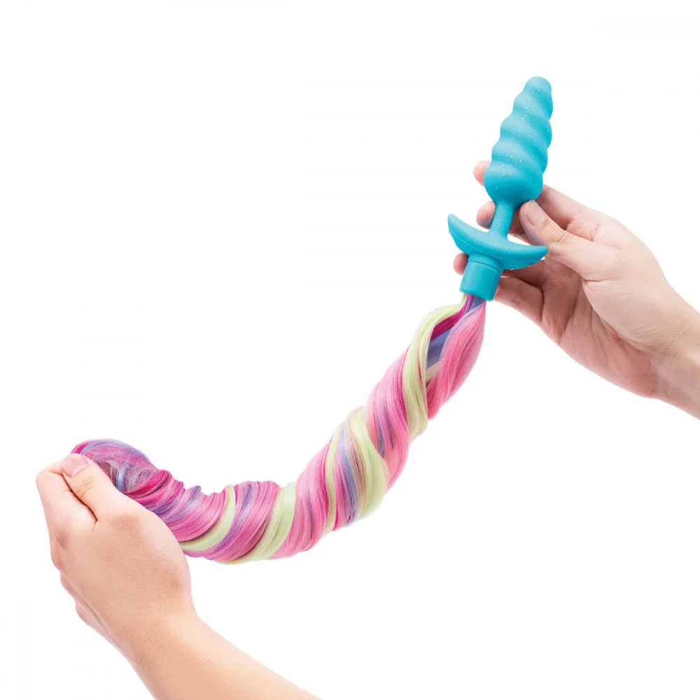 b-Vibe Unicorn Vibrating Butt Plug Set
