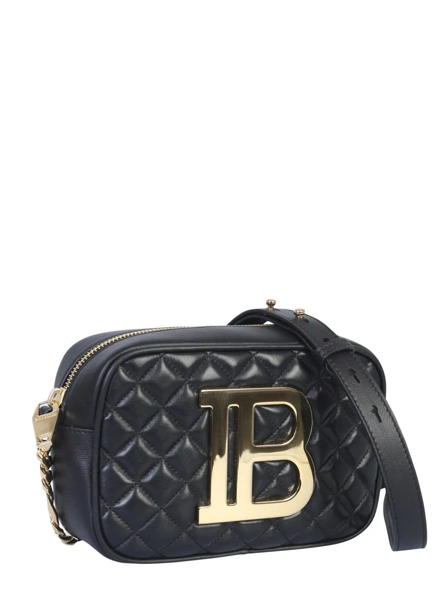 Balmain Quilted Logo Camera Bag