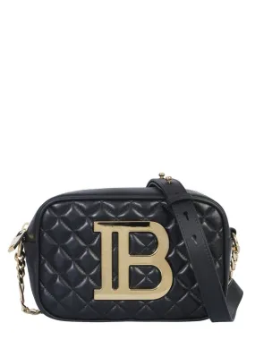 Balmain Quilted Logo Camera Bag