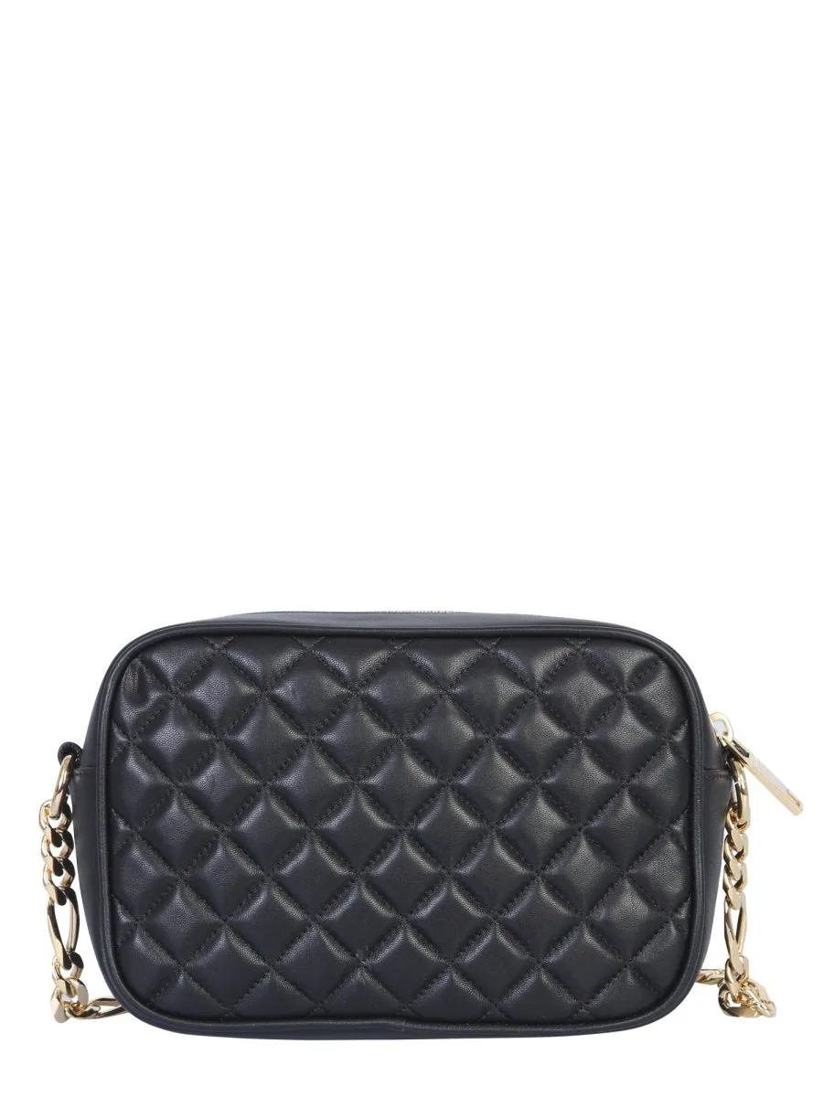 Balmain Quilted Logo Camera Bag