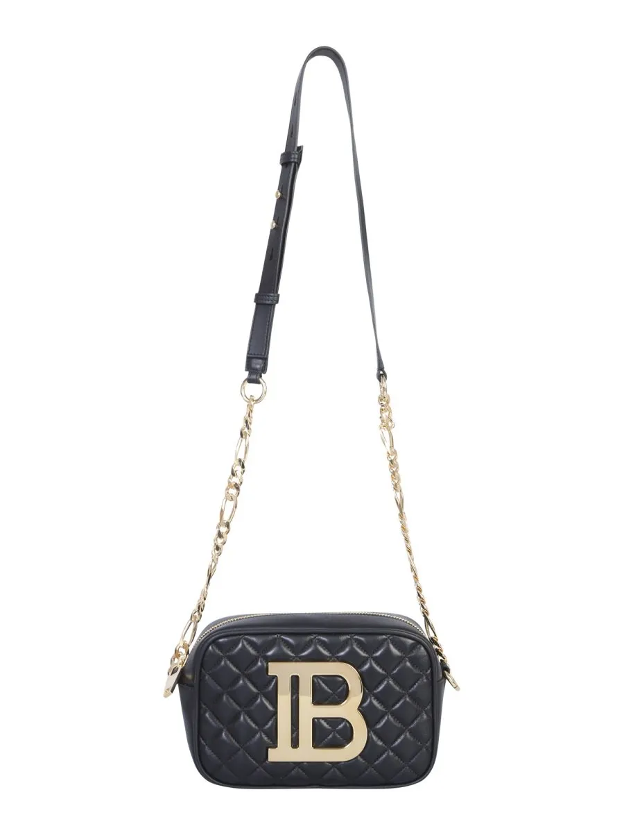 Balmain Quilted Logo Camera Bag