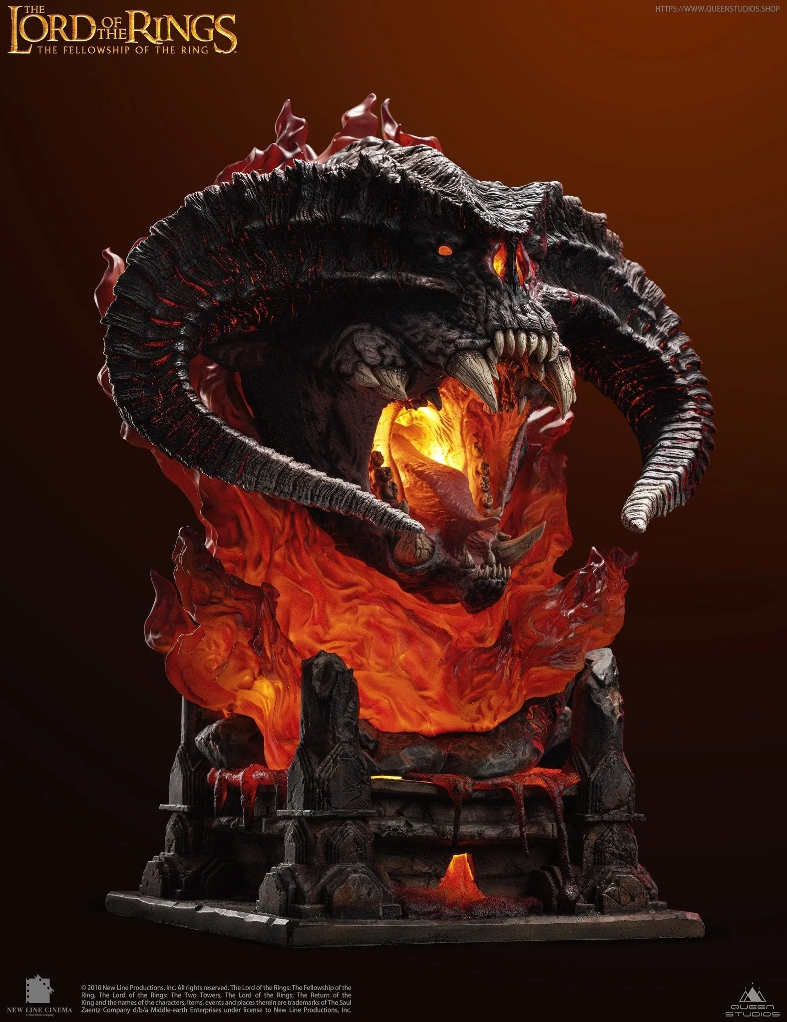 Balrog Bust POLDA Edition (LARGE SCALE) WITH Base