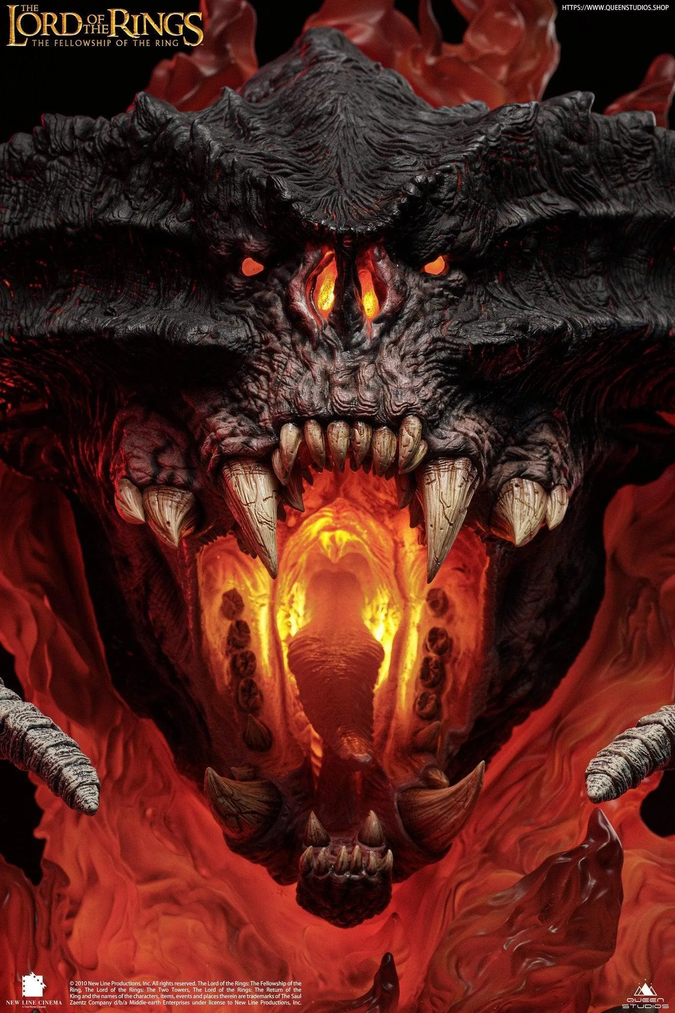 Balrog Bust POLDA Edition (LARGE SCALE) WITH Base