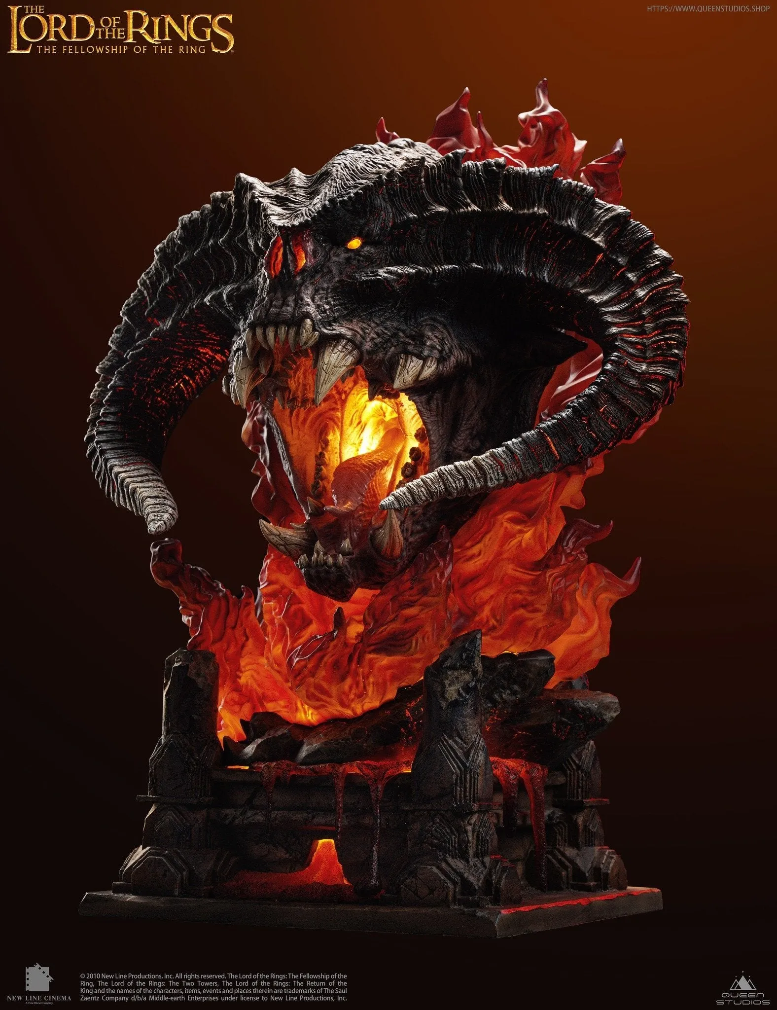 Balrog Bust POLDA Edition (LARGE SCALE) WITH Base