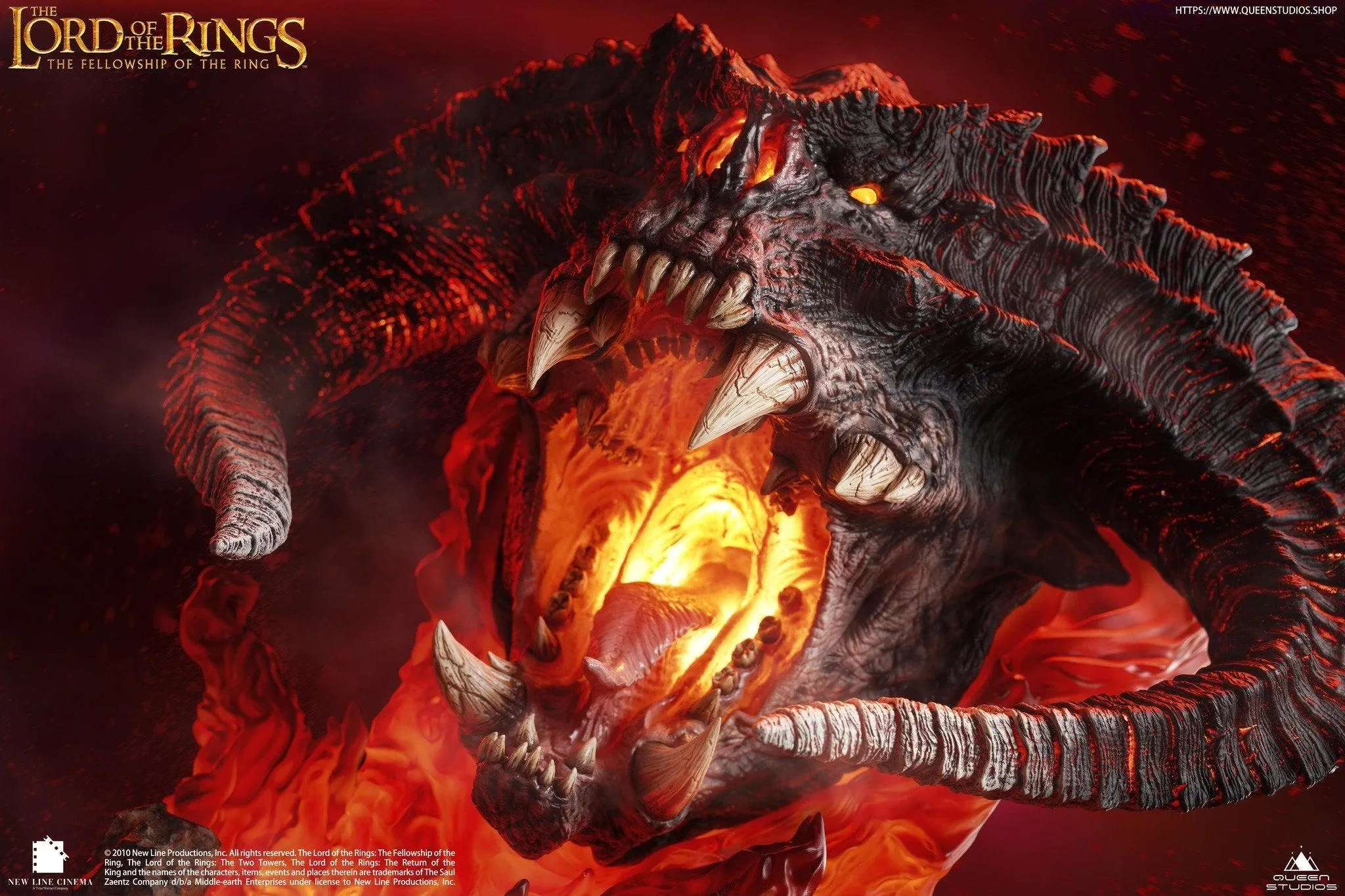 Balrog Bust POLDA Edition (LARGE SCALE) WITH Base