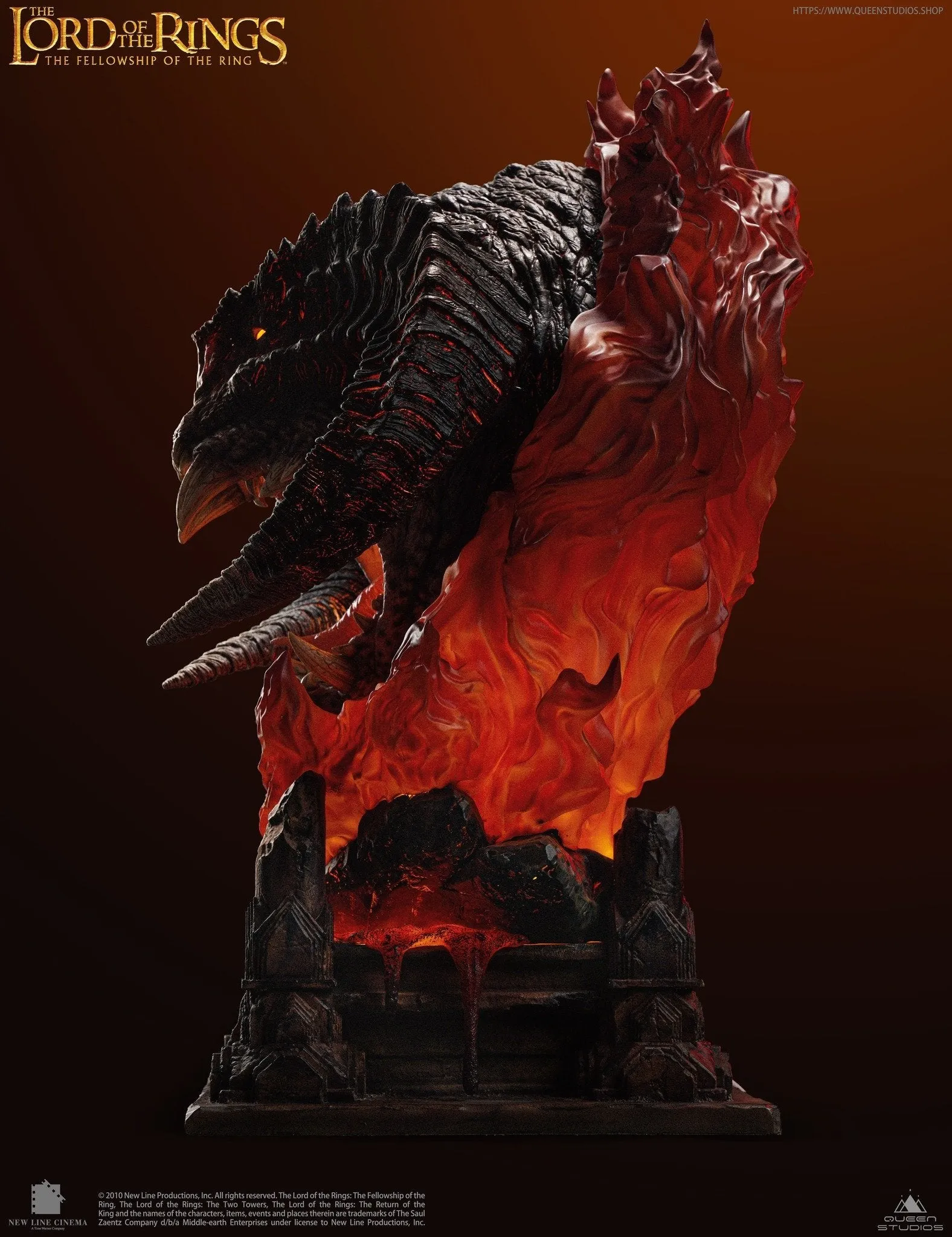 Balrog Bust POLDA Edition (LARGE SCALE) WITH Base