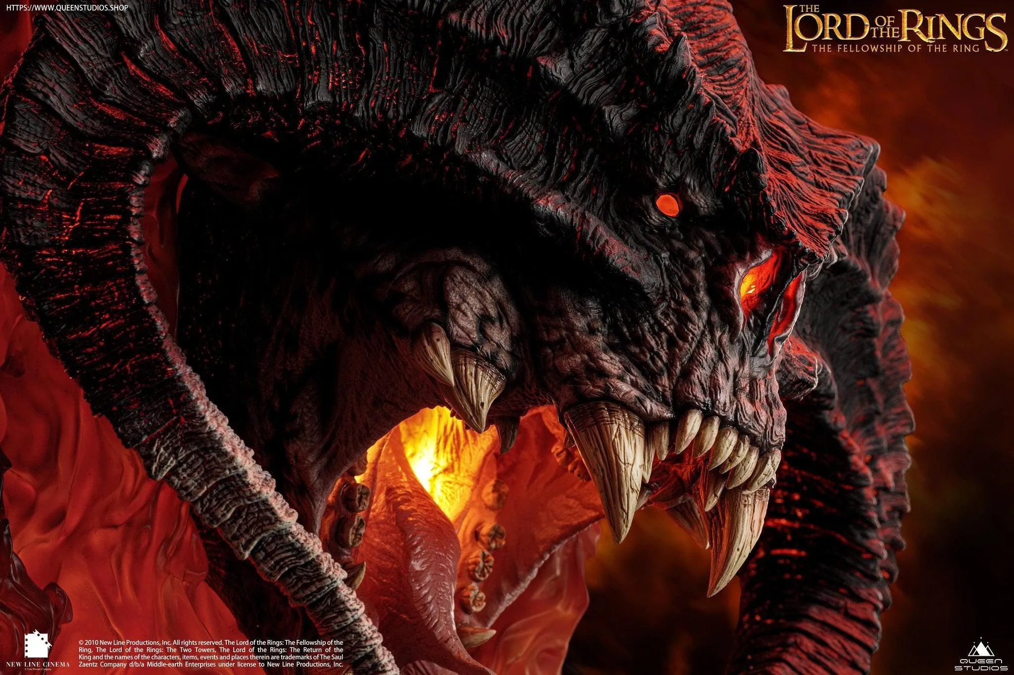 Balrog Bust POLDA Edition (LARGE SCALE) WITH Base
