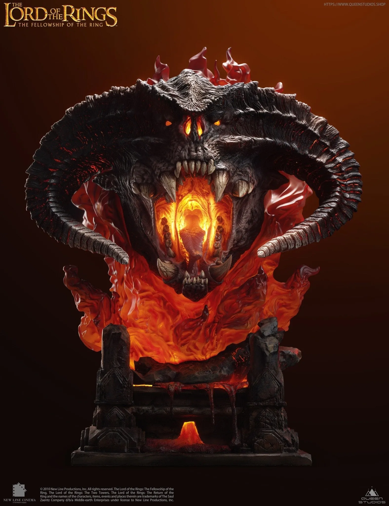 Balrog Bust POLDA Edition (LARGE SCALE) WITH Base
