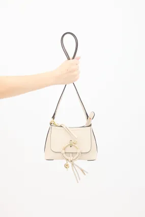 Beige Leather Joan Mini Bag