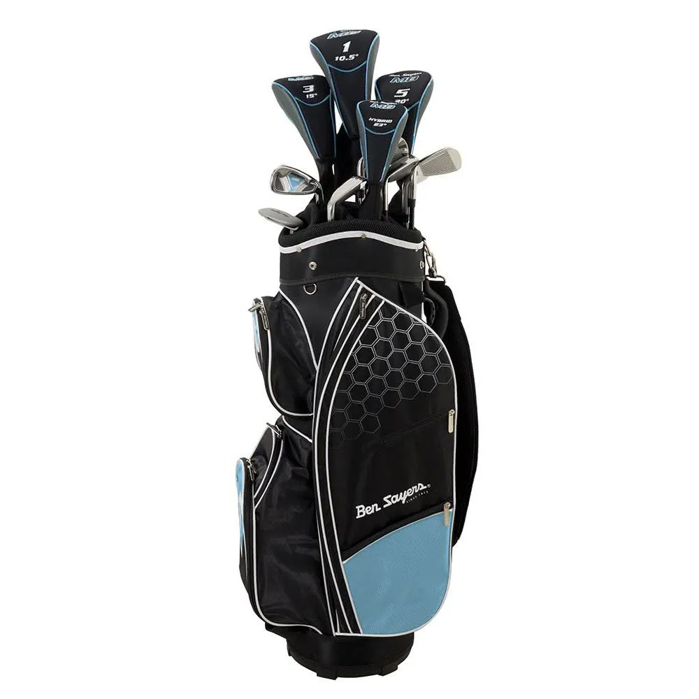 Ben Sayers M8 13-Piece Cart Bag Package Set - Sky Blue - Junior/Ladies