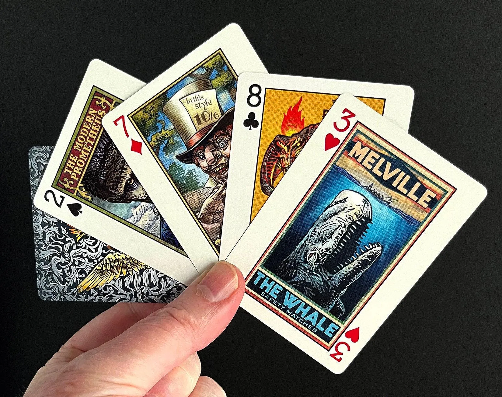 Biblioluminous Playing Card Deck