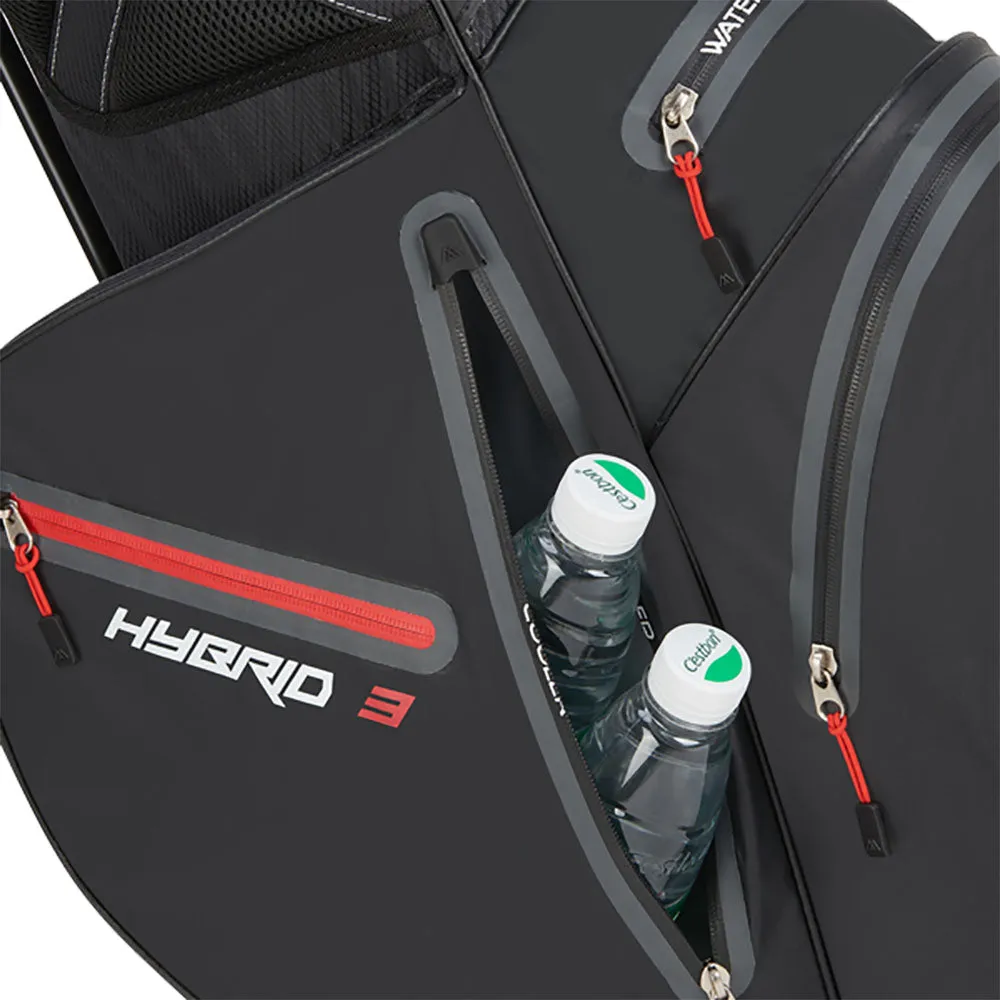 Big Max Aqua Hybrid 3 Stand Bag - Black
