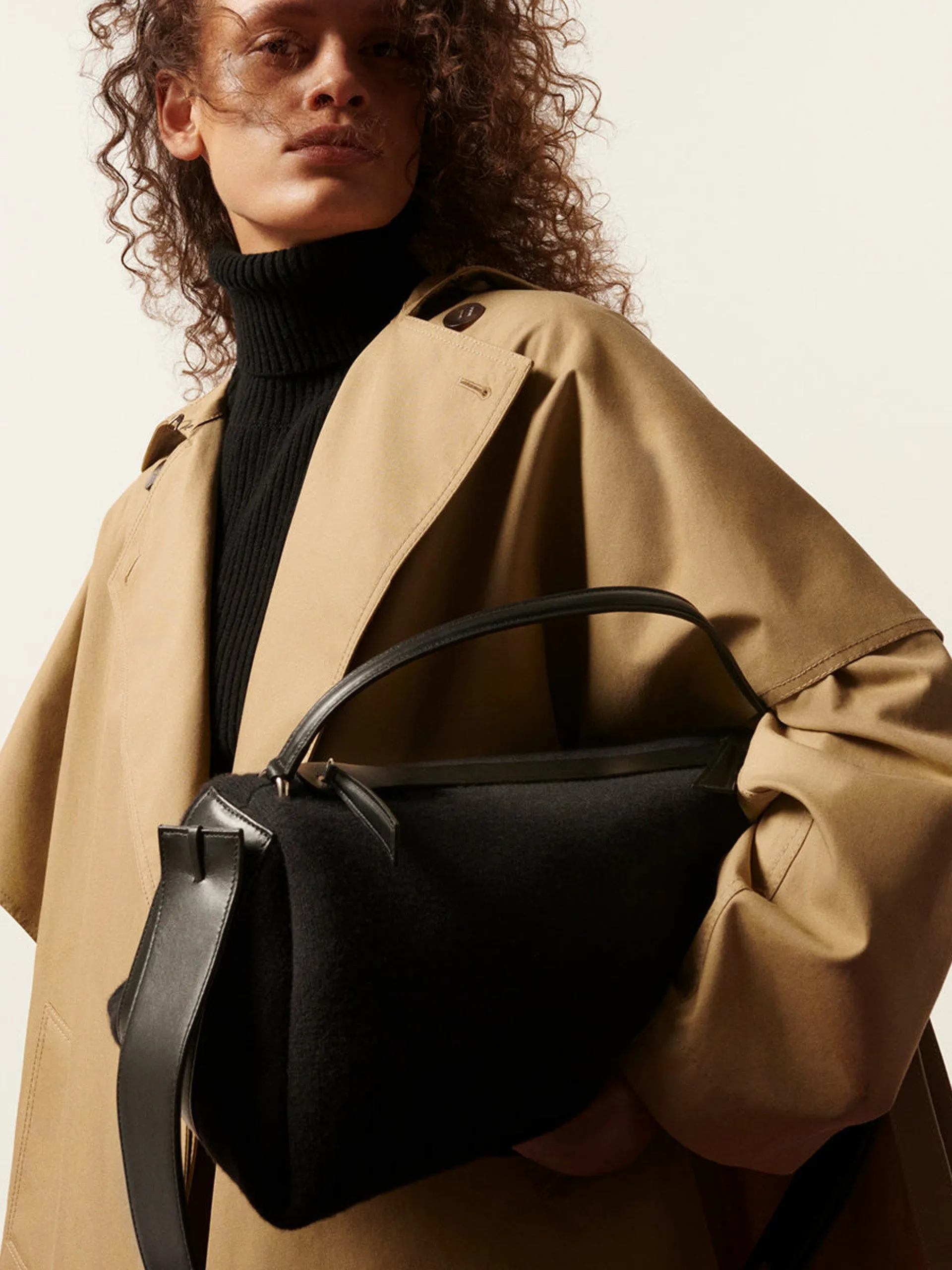 Black Scorpius crossbody bag