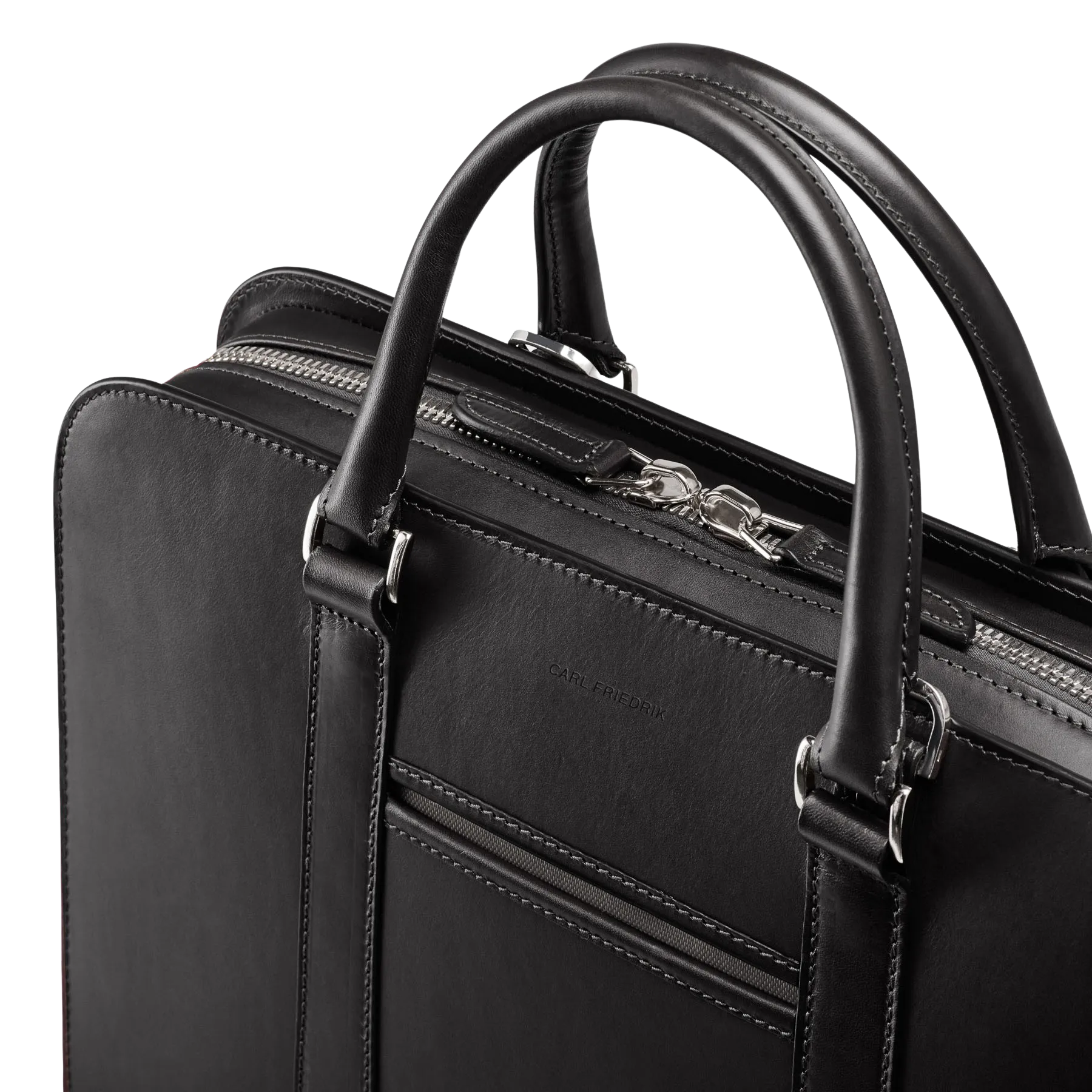 Black Vachetta Leather Pailissy Briefcase