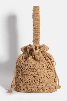 Blakely Braided Drawstring Handbag