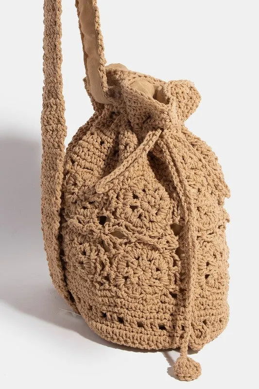 Blakely Braided Drawstring Handbag