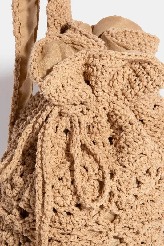Blakely Braided Drawstring Handbag