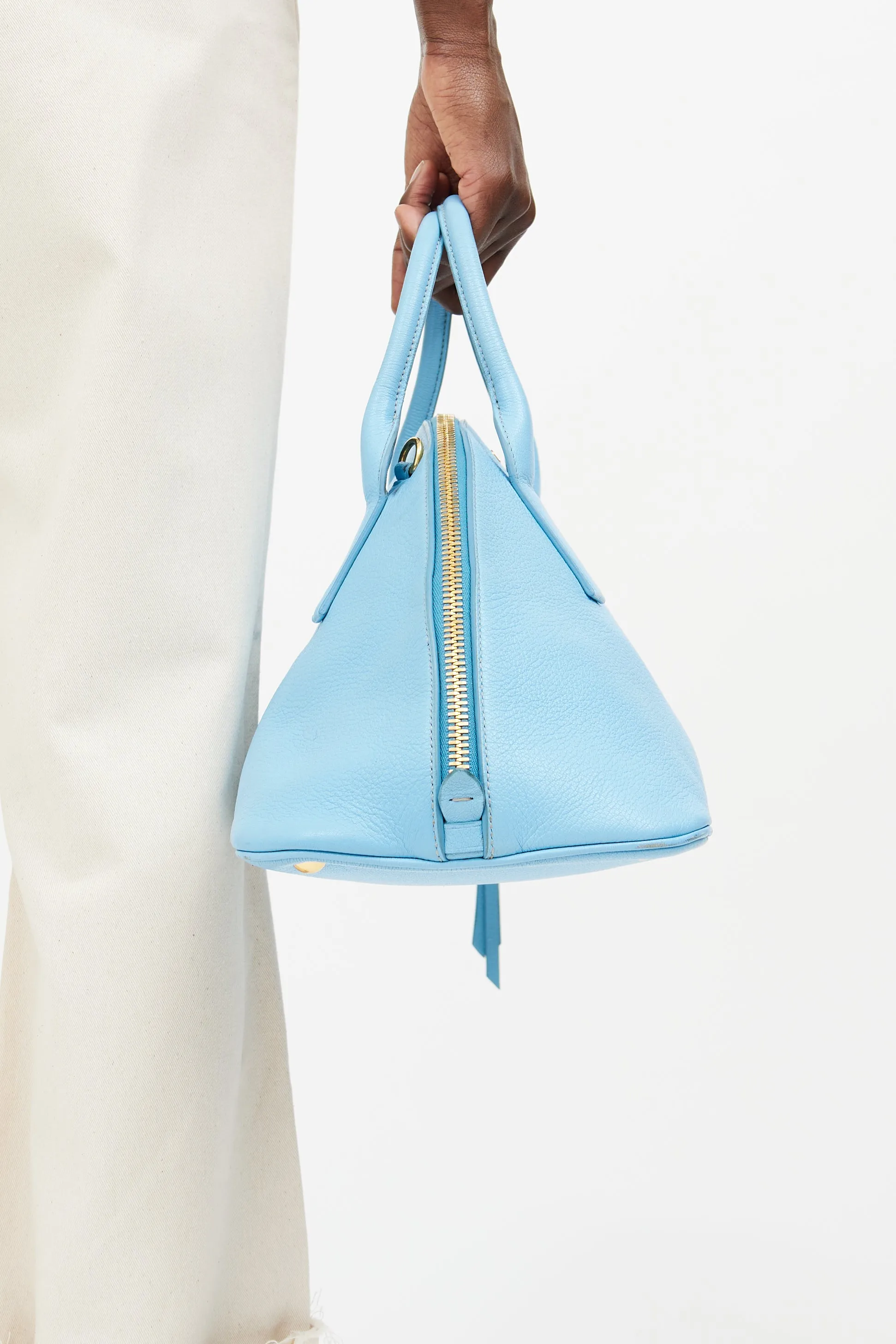 Blue 2Way Boston Bag