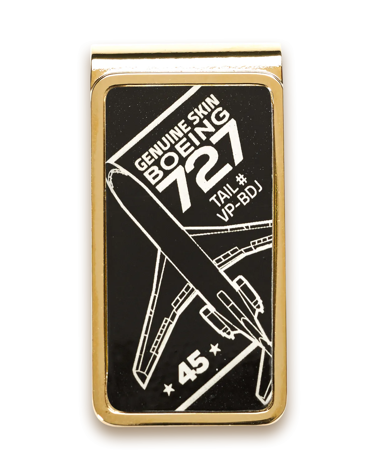 Boeing 727 Money Clip Tail # VP-BDJ
