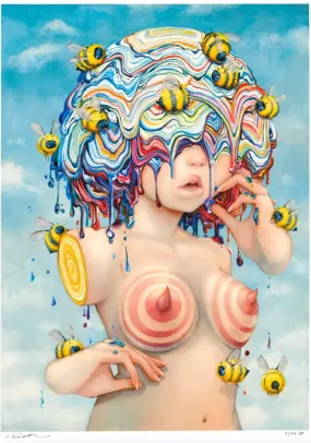 Boobees HPM PP Archival Print by Camilla d'Errico