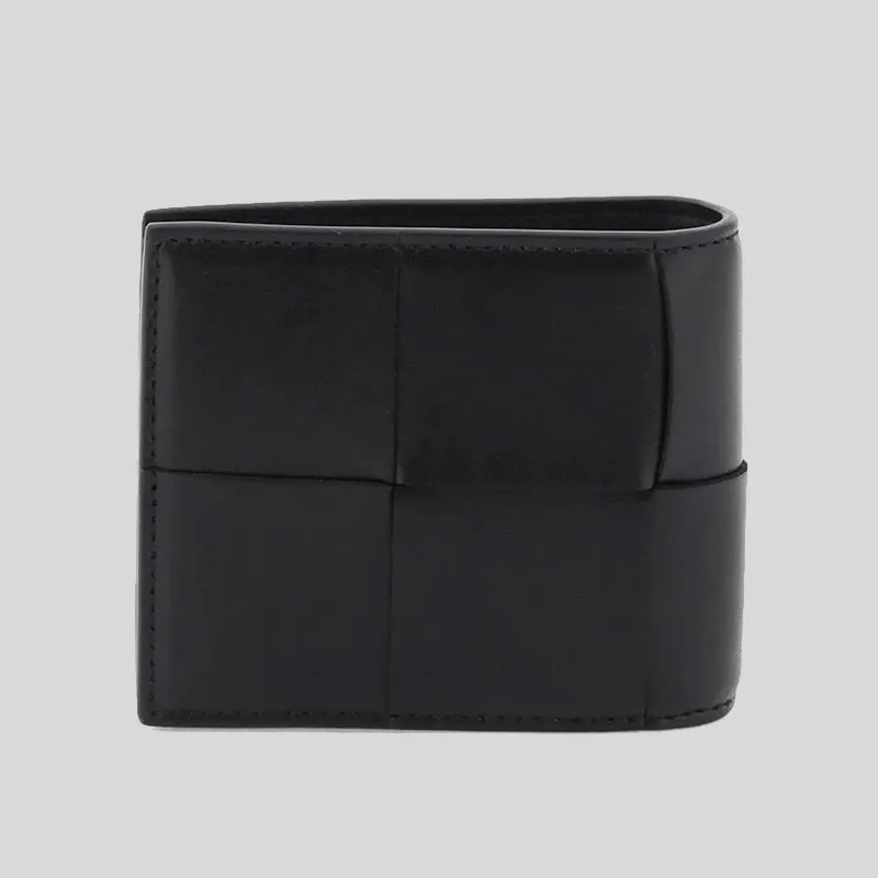 BOTTEGA VENETA Cassette Bi-Fold Wallet Black 743004