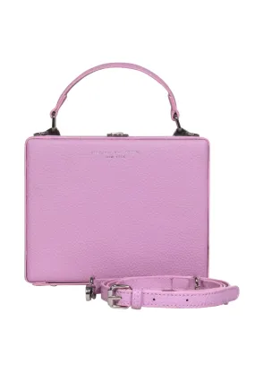 Brandon Blackwood - Lavender Leather Kendrick Trunk Crossbody Bag