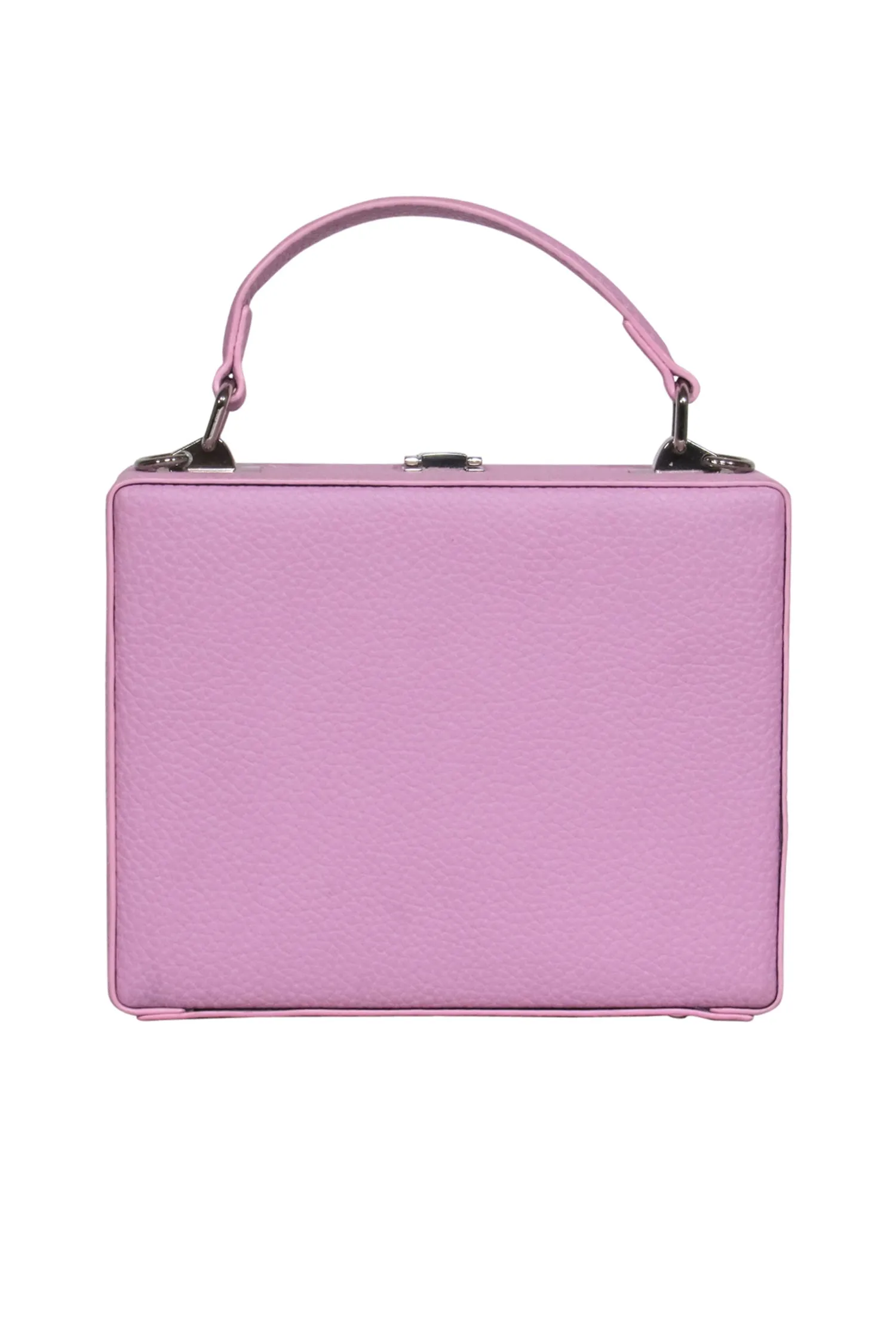 Brandon Blackwood - Lavender Leather Kendrick Trunk Crossbody Bag