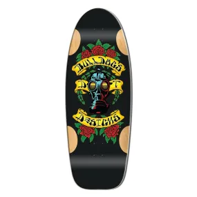 Bull Dog Designs Car Paint BLACK FORMICA 33"x 11.875"x WB 18.5" Skateboard Deck