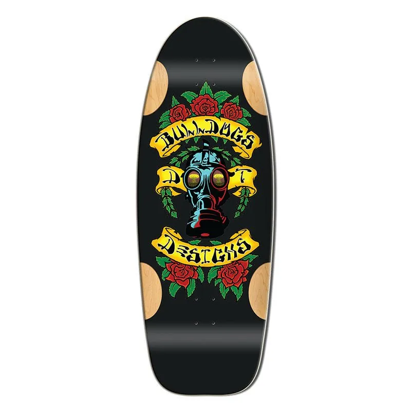 Bull Dog Designs Car Paint BLACK FORMICA 33"x 11.875"x WB 18.5" Skateboard Deck